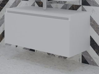 Ящик под столешницу Armadi Art Flat 140см белый 897-140-W